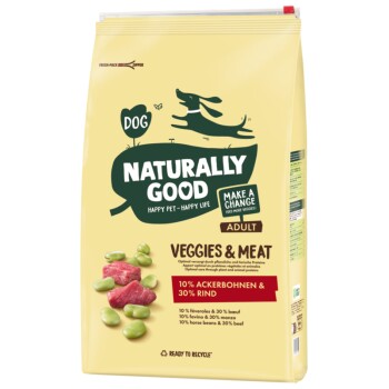 Naturally Good Veggies & Meat Ackerbohne & Rind Adult 4 kg