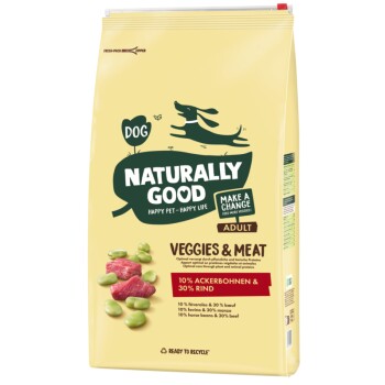 Naturally Good Veggies & Meat Ackerbohne & Rind Adult 12 kg