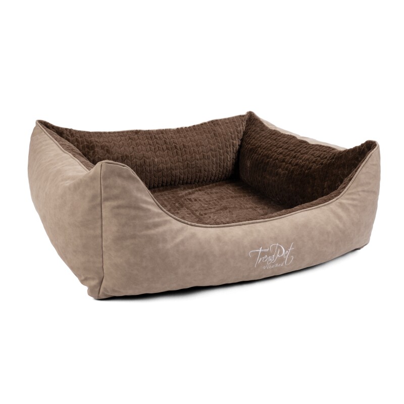 TrendPet VitaBed Style orthopädisches Hundebett braun M