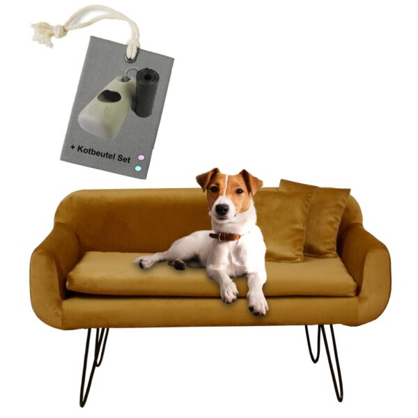 Rohrschneider Hundesofa Hundecouch "San Diego" Samt