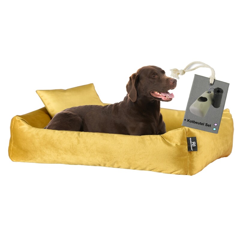 Rohrschneider ® Hundebett inkl. Gratis-Beigabe