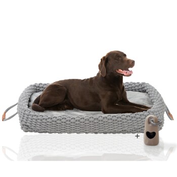 Rohrschneider ® Flauschiges Tierbett inkl. Gratis-Beigabe