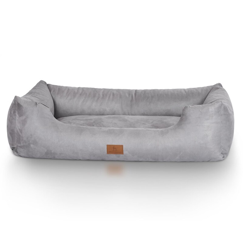 Knuffelwuff Hundebett Dreamline aus Velours grau XL