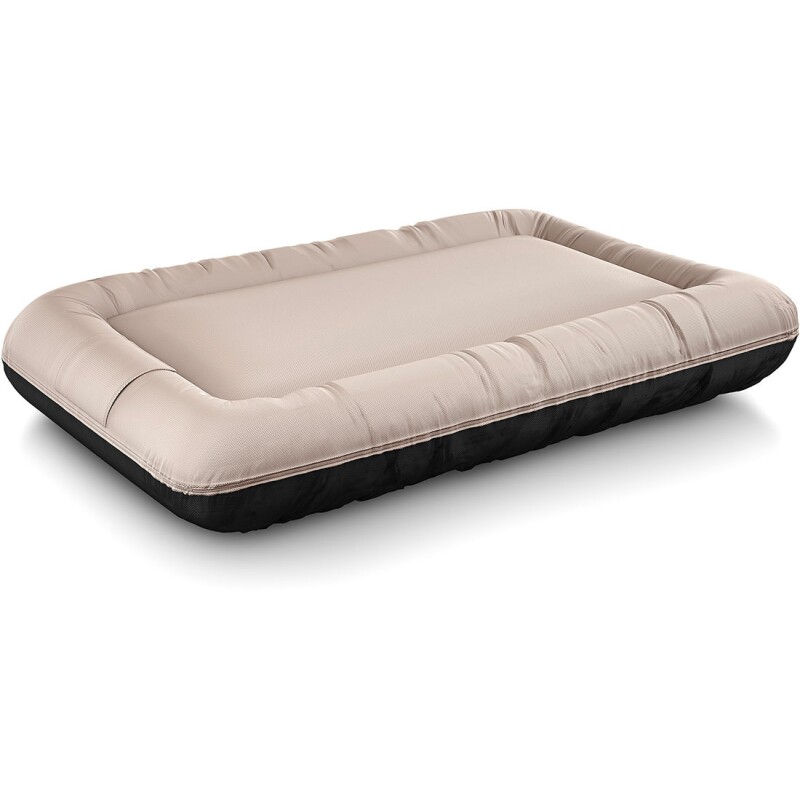 Knuffelwuff Wasserfestes In und Outdoor Hundebett Lucky Color Edition aus Nylongewebe beige XXL