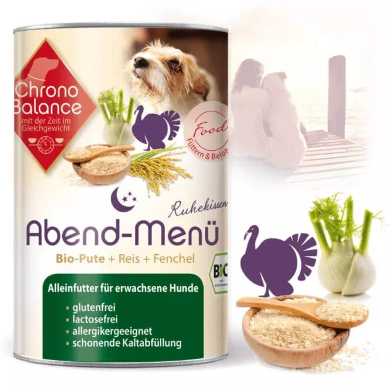 ChronoBalance Abend Menü Pute mit Reis und Fenchel 400 g