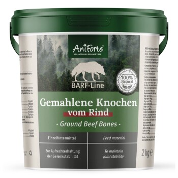 AniForte BARF-Line Gemahlene Knochen vom Rind 2 kg