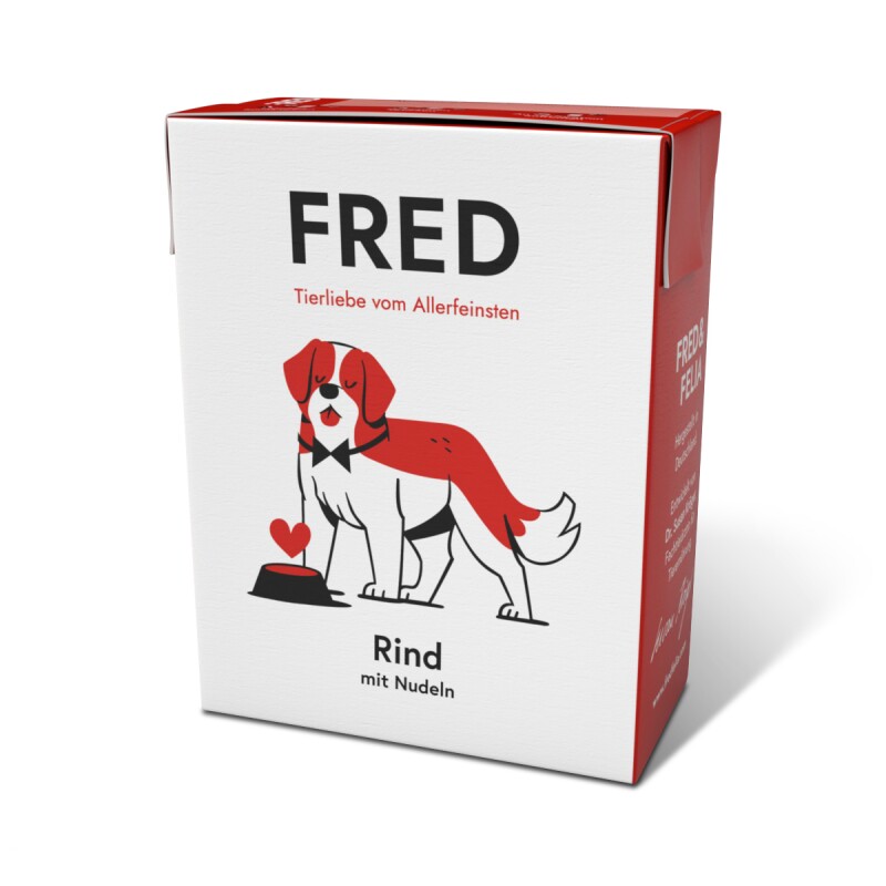 Fred & Felia FRED 10x390g Rind mit Nudeln