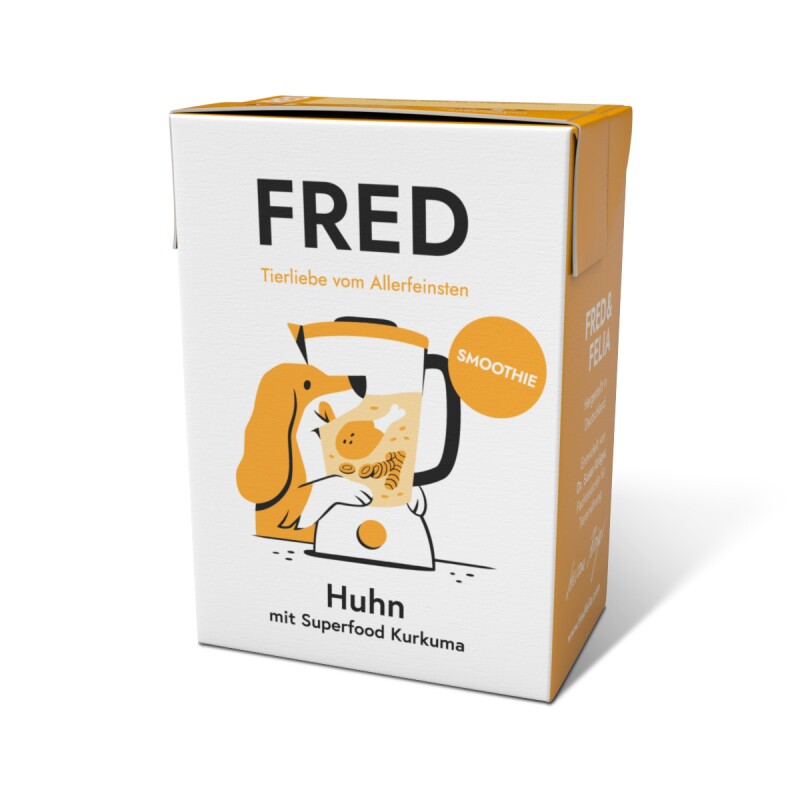 Fred & Felia FRED Smoothie Huhn mit Kurkuma 10 x 200g