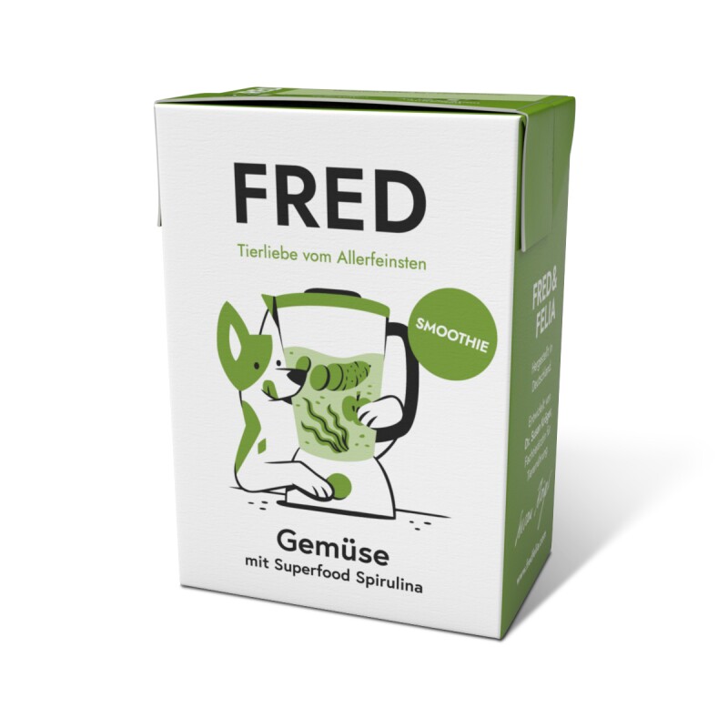 Fred & Felia FRED Smoothie Gemüse mit Spirulina 10 x 200g