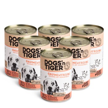 Dogs'n Tiger Gaumenfreude 6x400 g