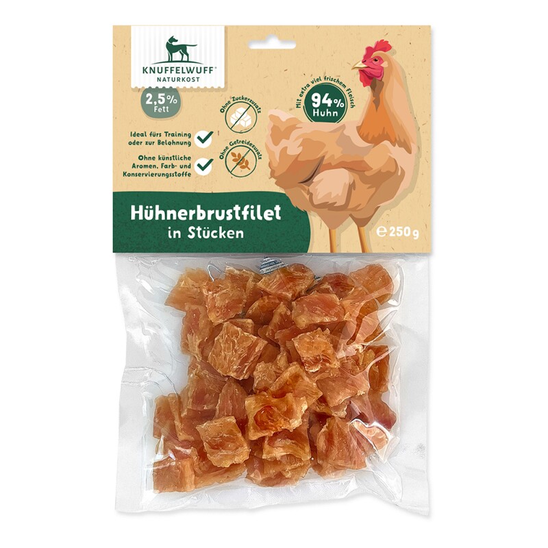 Knuffelwuff Hühnerbrustfilet in Stückchen