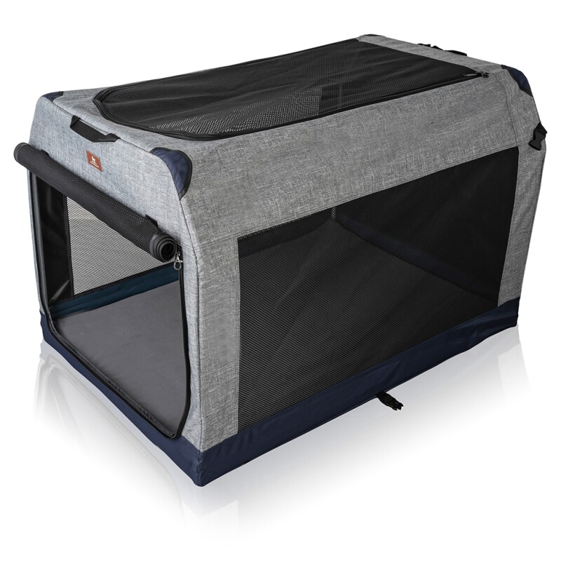 Knuffelwuff faltbare Hundebox Transportbox Denali mit Aluminiumgestell L