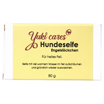 Yuki Cares Hundeseife Engelslöckchen für helles Fell