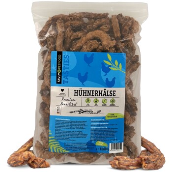 FAVLY Petfood Hühnerhälse 1 kg