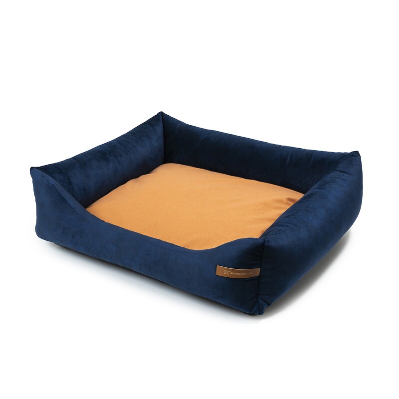 Rexproduct SoftColor Bett Dunkelblau orange S