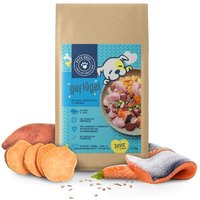PetsDeli Premium Trockenfutter Junior Huhn mit Lachs für Welpen und Junghunde