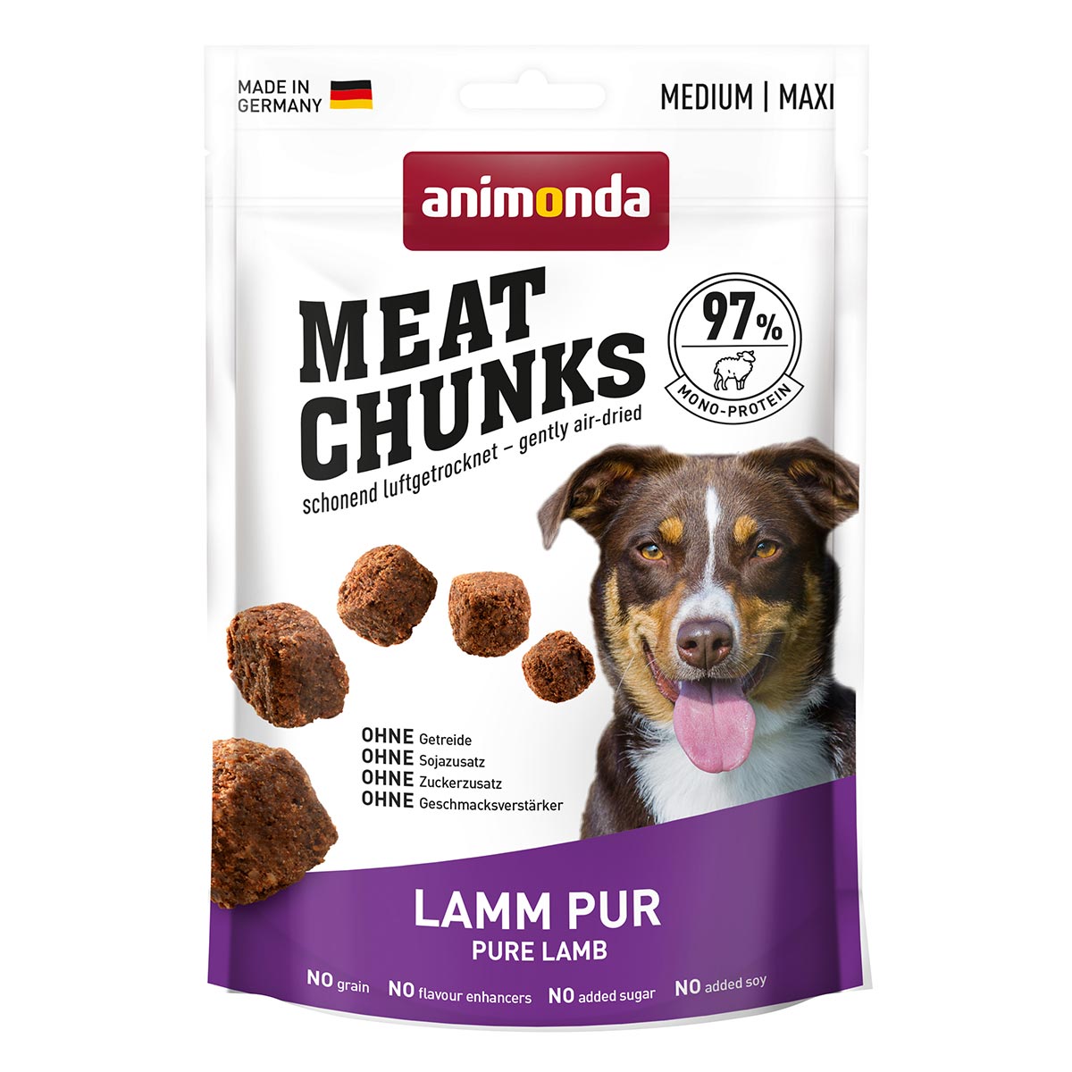 animonda Meat Chunks Adult Lamm pur 8x80g