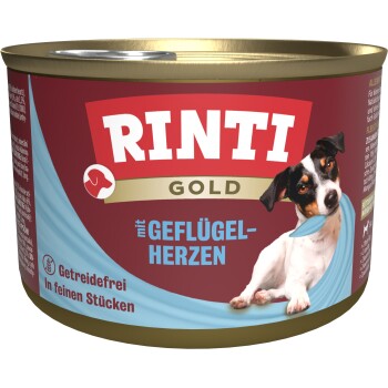 RINTI Gold Adult Geflügelherzen 12x185 g