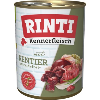 RINTI Kennerfleisch Rentier 36x800 g