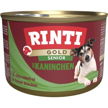 RINTI Gold Senior Kaninchen 24x185 g