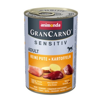 animonda GranCarno Adult Sensitiv Pute & Kartoffel 12x400 g