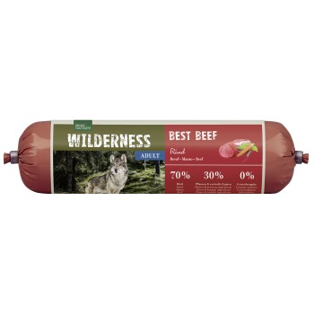 REAL NATURE WILDERNESS Wurst Adult Best Beef - Rind mit Amaranth & Karotte 400 g