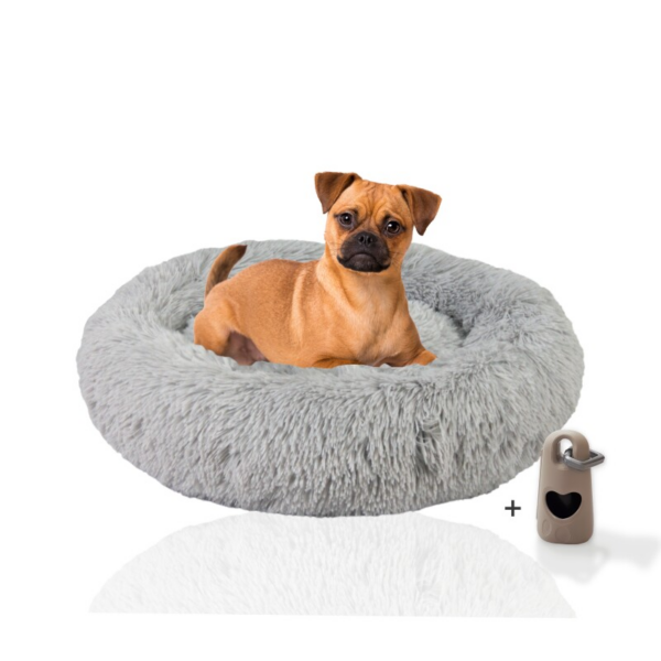 Rohrschneider ® Hundebett Donut mit Gratis-Beigabe