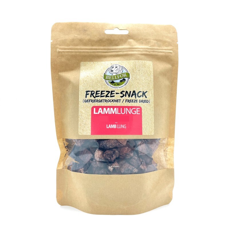 Bellfor Freeze-Snack für Hunde mit Lammlunge - 50g