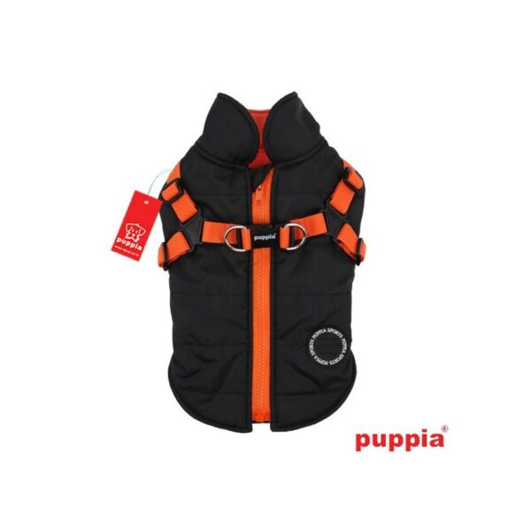 Puppia Mantel Mountaineer schwarz/ orange S