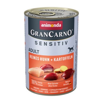 animonda GranCarno Adult Sensitiv Huhn & Kartoffel 12x400 g