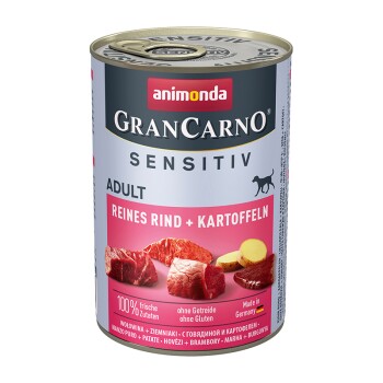 animonda GranCarno Adult Sensitiv Rind & Kartoffel 24x400 g