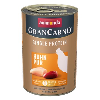 animonda GranCarno Adult Single Protein Huhn pur 24x400 g