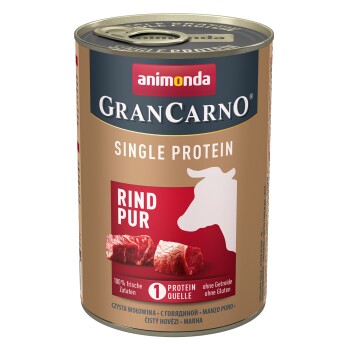 animonda GranCarno Adult Single Protein Rind pur 12x400 g