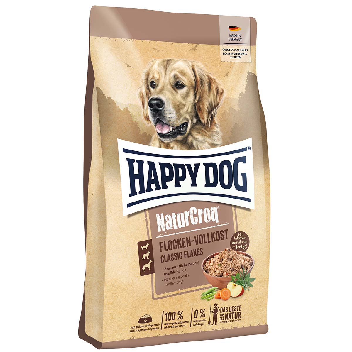 Happy Dog Premium NaturCroq Flocken Vollkost 2x10kg