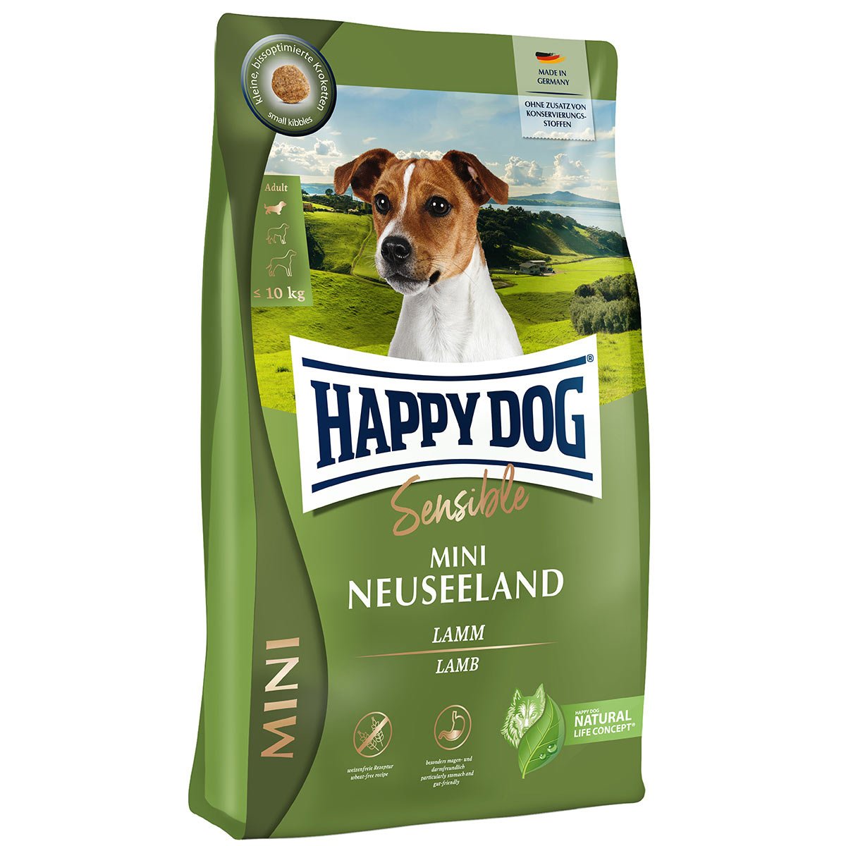 Happy Dog Sensible Mini Neuseeland 800g