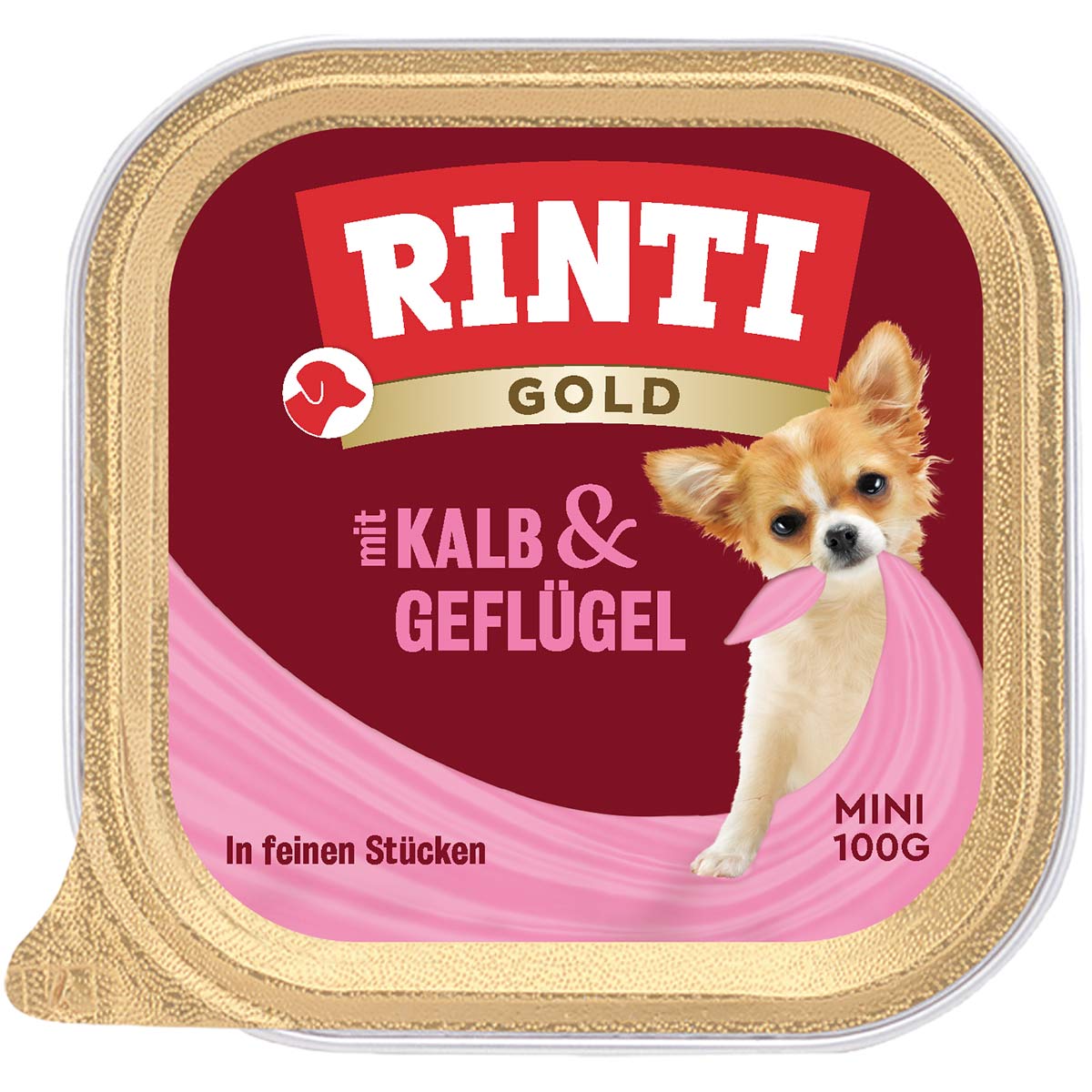 Rinti Gold Mini Kalb & Geflügel 16x100g
