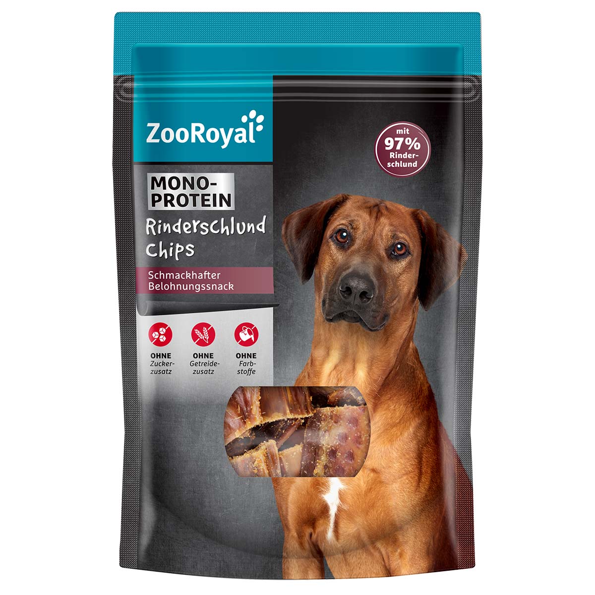 ZooRoyal Rinderschlund Chips 100g