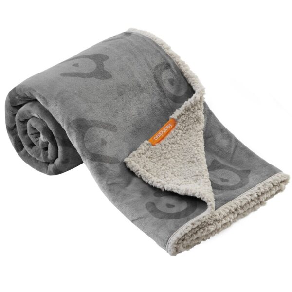 FEANDREA Wasserdichte Hundedecke Sherpa Fleece Grau XXL