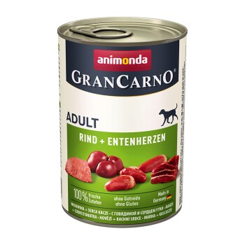 animonda GranCarno Original Adult Rind & Entenherzen 6x400 g