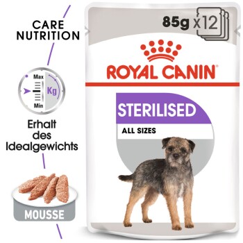 ROYAL CANIN Sterilised Adult Mousse 12x85 g