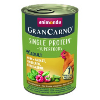 animonda GranCarno Single Protein Superfoods Huhn & Spinat