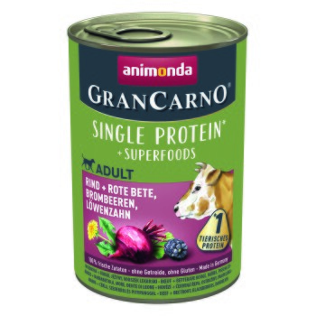 animonda GranCarno Single Protein Superfoods Rind & Rote Bete