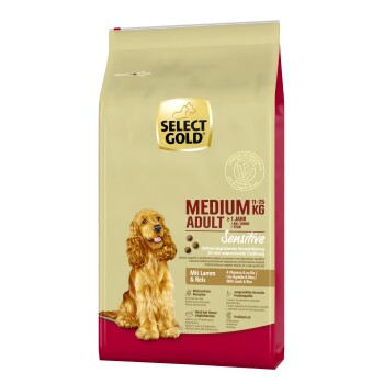 SELECT GOLD Sensitive Adult Medium Lamm & Reis 12 kg