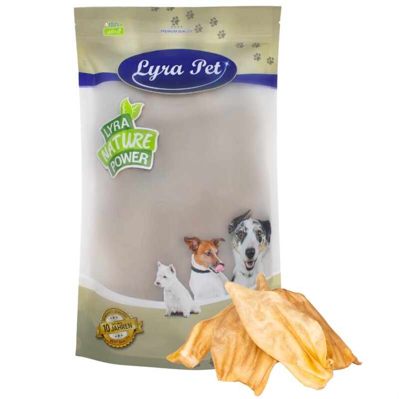 Lyra Pet Rinderohren ca. 20 g 4 kg