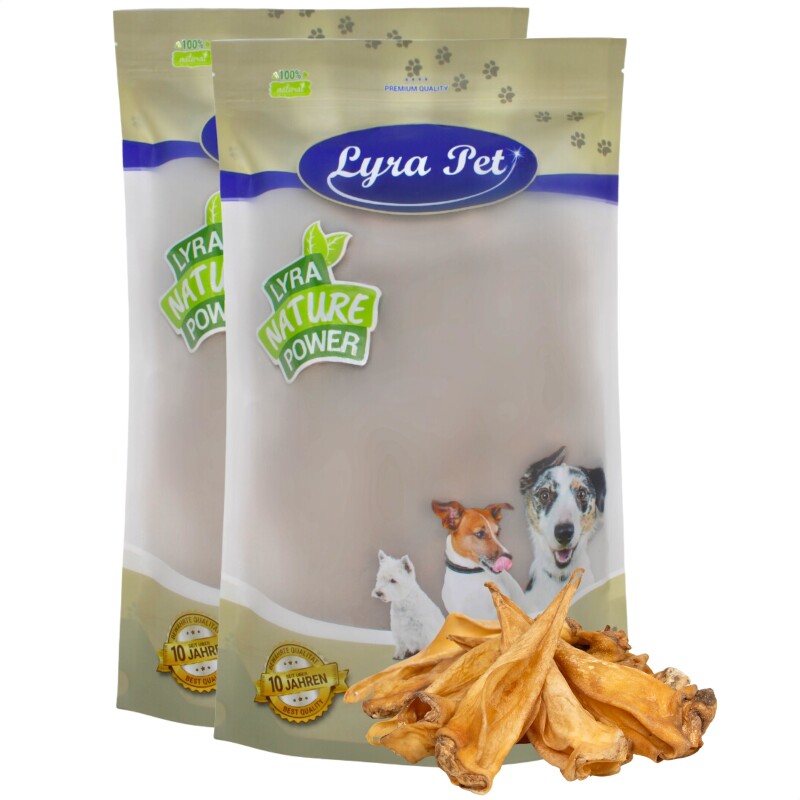 Lyra Pet Rinderohren ca. 30 g 6 kg