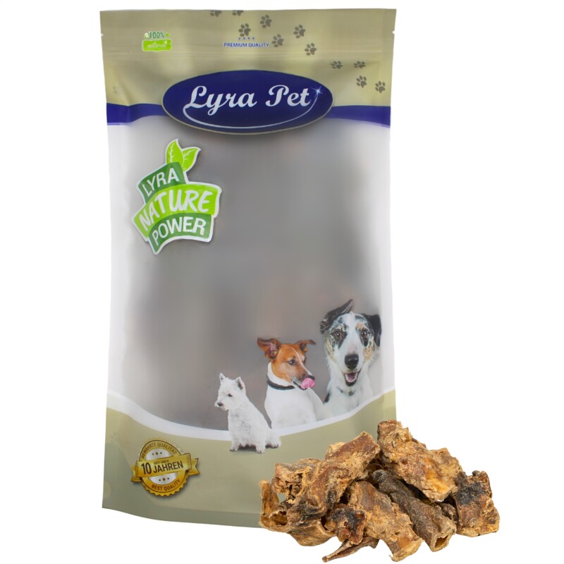 Lyra Pet Ochsenziemer Abschnitte 4-12 cm 1 kg