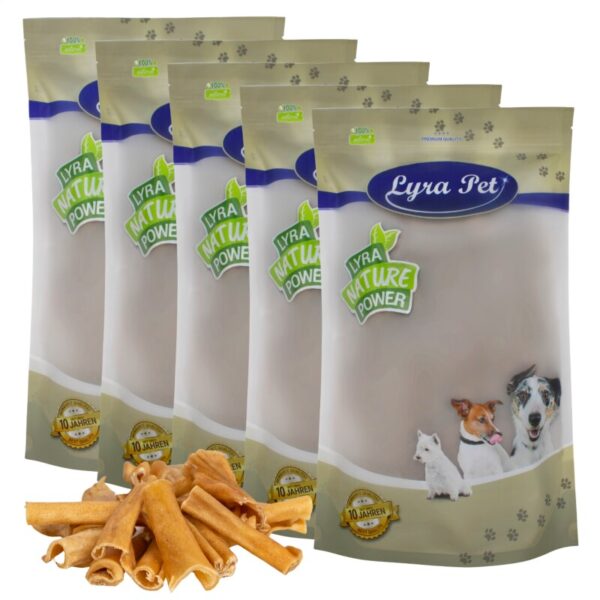 Lyra Pet Rinderkopfhaut Stücke 1 - 7 cm 5 kg