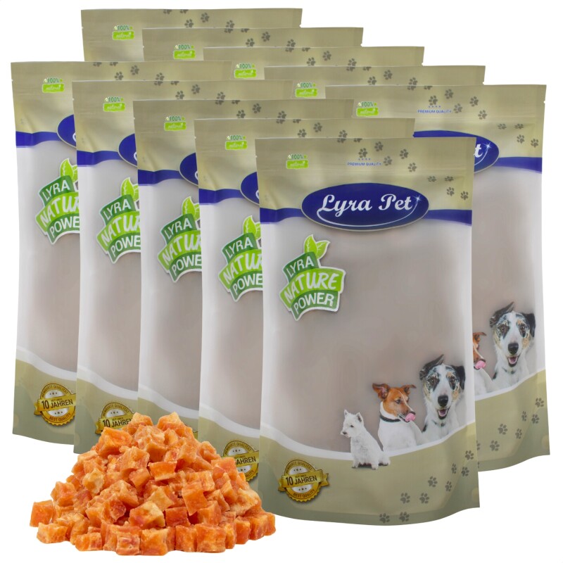 Lyra Pet Hühnerfleischwürfel mit Fisch 10 kg