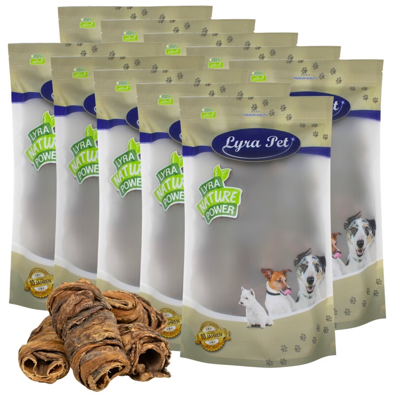 Lyra Pet Wrap aus Rinderlunge & Strossen 10 kg