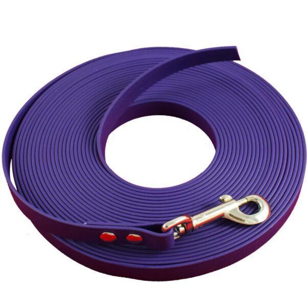 bio-leine 15-25 kg Biothane Schleppleine violett 10 m